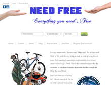 Tablet Screenshot of needfree.com